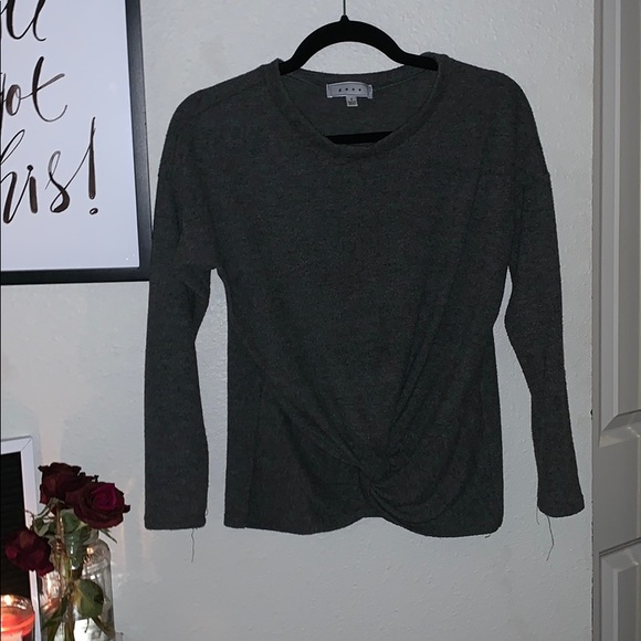 grey front knit sweater - Picture 1 of 1
